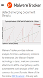 Mobile Screenshot of malwaretracker.com
